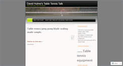 Desktop Screenshot of davidhulme.wordpress.com
