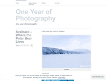 Tablet Screenshot of oneyearofphoto.wordpress.com