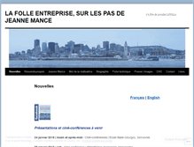 Tablet Screenshot of jeannemancefilm.wordpress.com