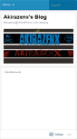 Mobile Screenshot of akirazenx.wordpress.com