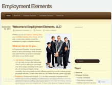 Tablet Screenshot of employmentelements.wordpress.com