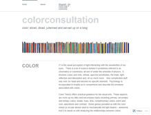 Tablet Screenshot of colorconsultation.wordpress.com