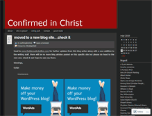 Tablet Screenshot of confirmedinchrist.wordpress.com