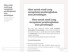 Tablet Screenshot of obatuntuksendiyangmengalamipembengkakanatauperadan.wordpress.com