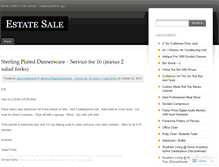 Tablet Screenshot of estatesale1.wordpress.com