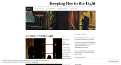 Desktop Screenshot of keepingherinthelight.wordpress.com
