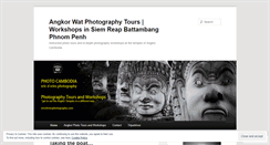 Desktop Screenshot of photocambodia.wordpress.com