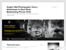 Tablet Screenshot of photocambodia.wordpress.com