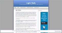 Desktop Screenshot of lightwalk.wordpress.com