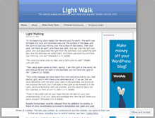 Tablet Screenshot of lightwalk.wordpress.com