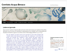 Tablet Screenshot of comitatoacquabenaco.wordpress.com