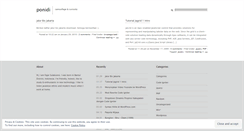 Desktop Screenshot of ponidi.wordpress.com