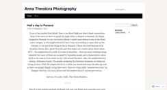 Desktop Screenshot of annatheodoraphotography.wordpress.com