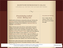 Tablet Screenshot of howtowinfriends.wordpress.com