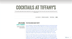 Desktop Screenshot of cocktailsattiffanys.wordpress.com