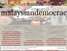 Tablet Screenshot of malaysiandemocracy.wordpress.com