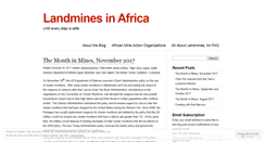 Desktop Screenshot of landminesinafrica.wordpress.com