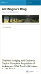 Mobile Screenshot of alexsogno.wordpress.com
