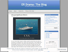 Tablet Screenshot of erdrama.wordpress.com