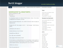 Tablet Screenshot of bertilbloggar.wordpress.com