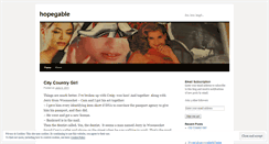 Desktop Screenshot of hopegable.wordpress.com