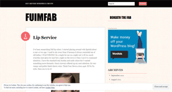 Desktop Screenshot of fuimfab.wordpress.com