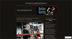 Desktop Screenshot of bostonboxing.wordpress.com