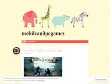 Tablet Screenshot of mobileandpcgames.wordpress.com
