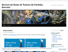 Tablet Screenshot of guiasdecordoba.wordpress.com