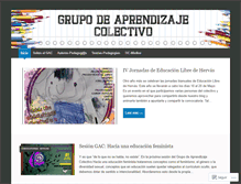 Tablet Screenshot of colectivoeducadores.wordpress.com