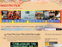 Tablet Screenshot of maestrofilm.wordpress.com