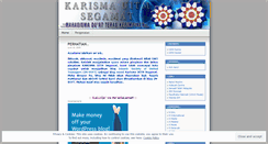 Desktop Screenshot of karismasegamat.wordpress.com