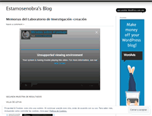 Tablet Screenshot of estamosenobra.wordpress.com