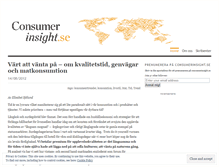 Tablet Screenshot of consumerinsightnp.wordpress.com