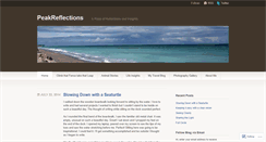 Desktop Screenshot of peakreflections.wordpress.com