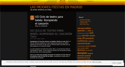 Desktop Screenshot of fiestaenmadrid.wordpress.com