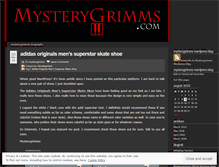 Tablet Screenshot of mysterygrimms.wordpress.com