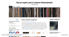 Desktop Screenshot of listenerextraordinaire.wordpress.com