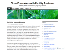 Tablet Screenshot of closeencounterswithfertilitytreatment.wordpress.com