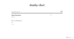 Desktop Screenshot of danbychoi.wordpress.com