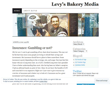 Tablet Screenshot of levysbakeryproductions.wordpress.com