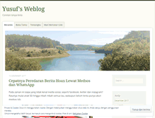 Tablet Screenshot of muhammadyusuf99.wordpress.com