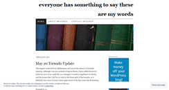 Desktop Screenshot of everyonehassomethingtosay.wordpress.com