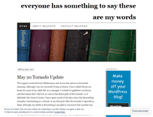 Tablet Screenshot of everyonehassomethingtosay.wordpress.com