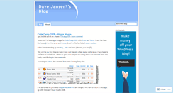 Desktop Screenshot of dansen.wordpress.com