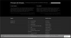 Desktop Screenshot of enttropia.wordpress.com