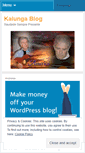 Mobile Screenshot of kalungablog.wordpress.com