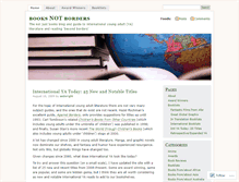 Tablet Screenshot of booksnotborders.wordpress.com