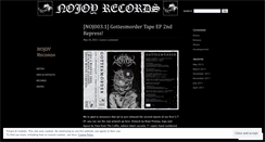 Desktop Screenshot of nojoyrecords.wordpress.com