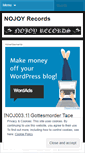 Mobile Screenshot of nojoyrecords.wordpress.com